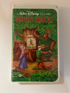 Disney Robin Hood VHS